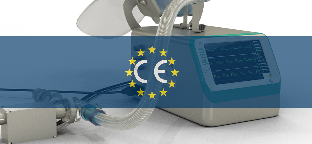 CE mark of the emergency mechanical ventilator ABU